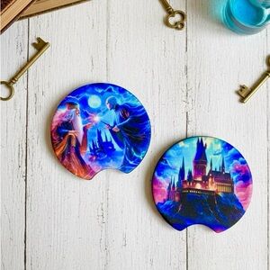Colorful Fantasy Car Coasters